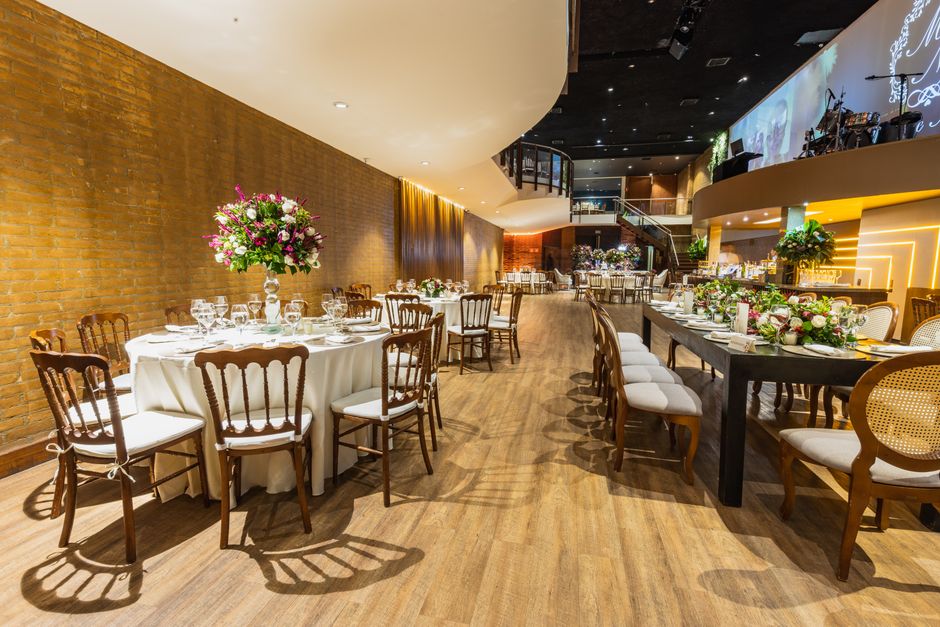 Elegant wedding reception venue with meticulous details